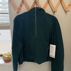lululemon Scuba Oversized Half-Zip Hoodie in Storm Teal